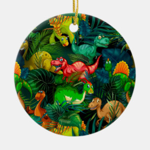 Dinosaur Park Keramik Ornament