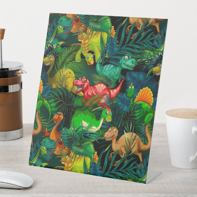 Dinosaur Park Sockelschild (In Situ)