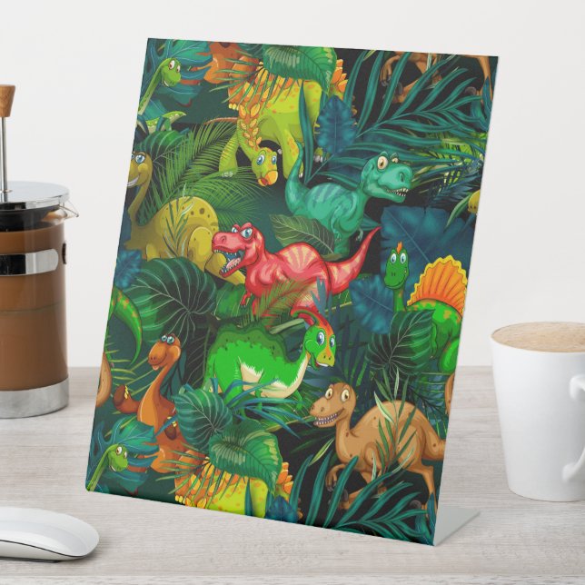 Dinosaur Park Sockelschild (In Situ)