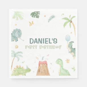 Dinosaur Party Napkins Serviette