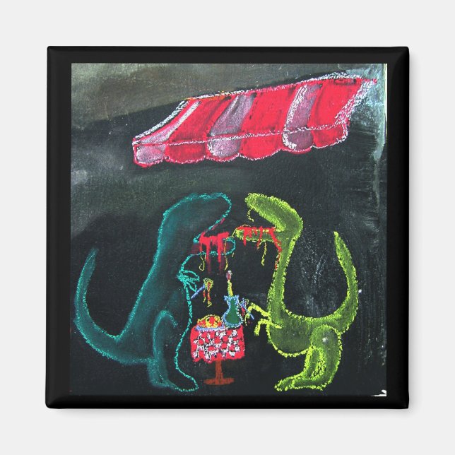 Dinosaur Pasta Magnet (Vorne)