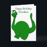 Dinosaur Personalisiert Grandson Birthday Karte<br><div class="desc">Grußkarte Dinosaurier Design Enkel Geburtstagskarte. Passen Sie diese Geburtstagskarte mit jedem beliebigen Text an und lassen Sie sie dann ausdrucken und an Sie senden oder laden Sie sie sofort auf Ihr Mobiltelefon herunter. Wenn Sie Hilfe bei der Anpassung benötigen, kontaktieren Sie uns über den Link auf dieser Seite. Dinosaur personalisierte...</div>