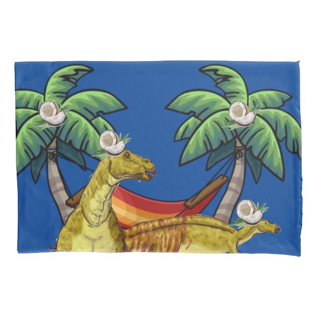 Dinosaur Pillow Case Kissenbezug (Vorderseite)