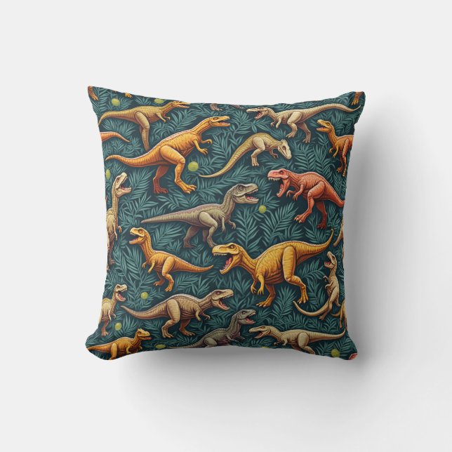 Dinosaur Pillow Cushion Kissen (Vorderseite)