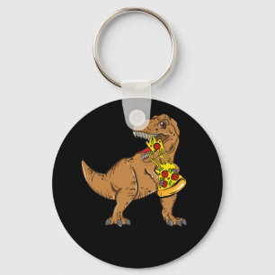 Dinosaur Pizza Slice Lover Schlüsselanhänger
