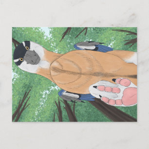 Dinosaur postcard - Dromaeopodus Postkarte