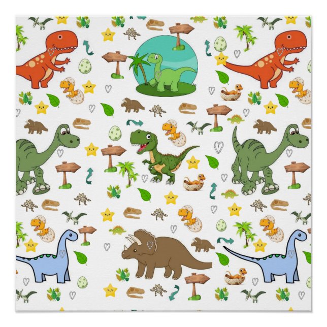 Dinosaur Poster (Vorderseite)