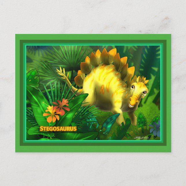 DInosaur Postkarte (Vorderseite)