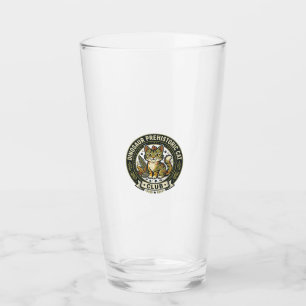 Dinosaur Prähistorische Katze Katze Grafik T-Shirt Glas