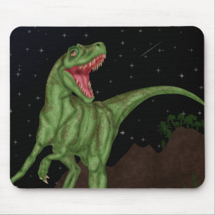 Dinosaur - prähistorische Nacht Mousepad
