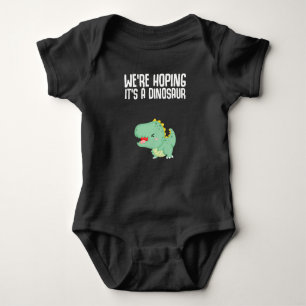 Dinosaur Pregnancy Ankündigung Dino Joke Baby Strampler