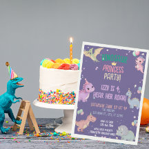 Dinosaur Princess Party 4. Geburtstag