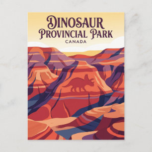 Dinosaur Provincial Park Kanada Postkarte