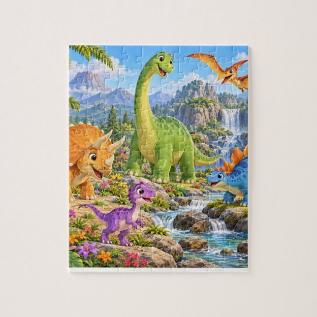 Dinosaur-Puzzle  Puzzle (Vertikal)