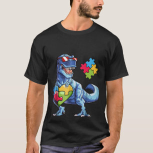 Dinosaur-Puzzleteil T-Shirt Autismus-Bew