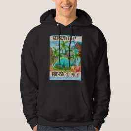 DINOSAUR QUOTE CARTOON HOODIE