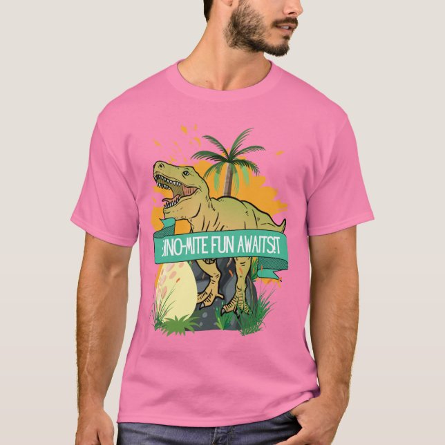 DINOSAUR QUOTE CARTOON T-Shirt (Vorderseite)