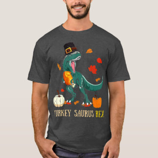 Dinosaur Rawr Erntedank Boys Turkey Saurus T re T-Shirt
