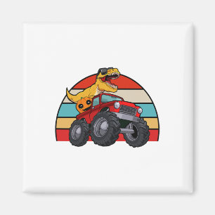 Dinosaur Reitmonster Truck Lazy Halloween Costu Magnet