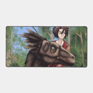Dinosaur Rider Schreibtischunterlage