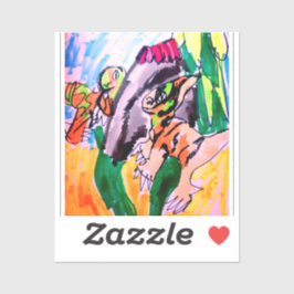 Dinosaur rocks aufkleber