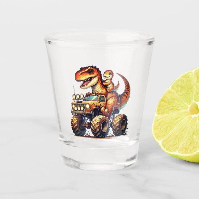 Dinosaur  schnapsglas (Vorderseite)