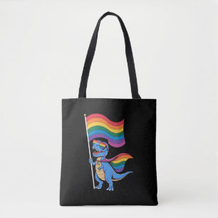 Dinosaur-Schwulen-Stolz-LGBT-Regenbogenflagge