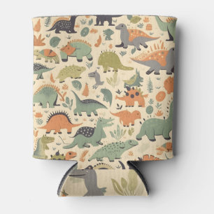 Dinosaur Seamless Pattern Dosenkühler