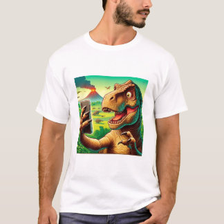Dinosaur Selfie Shirt - Funny Dinosaur Lover Appar