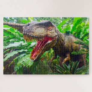 Dinosaur Singapore Zoo. Jigsaw Puzzle