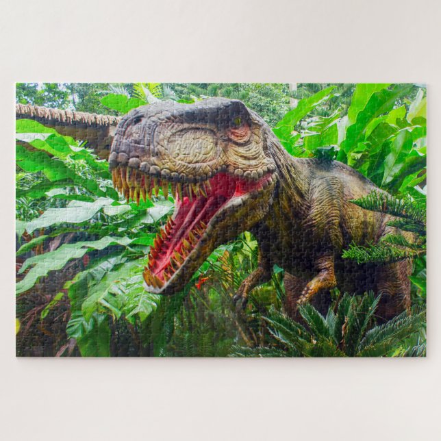 Dinosaur Singapur Zoo. Puzzle (Horizontal)