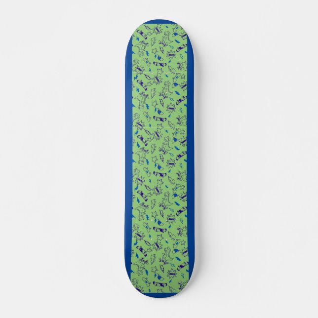 Dinosaur Skateboard (Vorne)