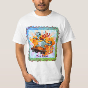 Dinosaur Skateboard T - Shirt