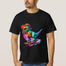 Dinosaur Skateboarding