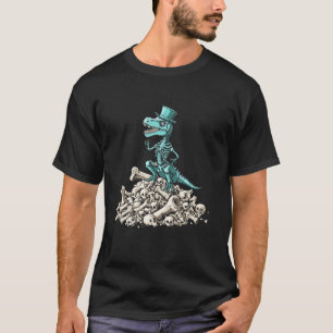 Dinosaur Skeleton Fossil Hunter Paläontologe Gif T-Shirt