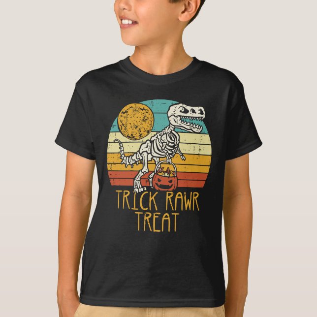 Dinosaur Skeleton T Rex T-Shirt (Vorderseite)