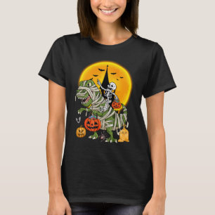 Dinosaur-Skelett Halloween T-Shirt