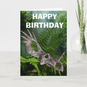 Dinosaur Skull Jussica PARTY Card Karte