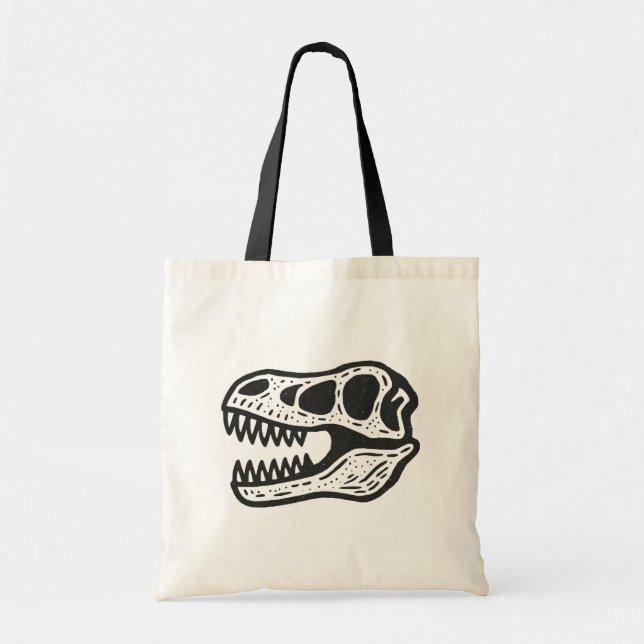 Dinosaur Skull Tragetasche (Vorne)