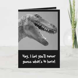 Dinosaur-Spaß Karte