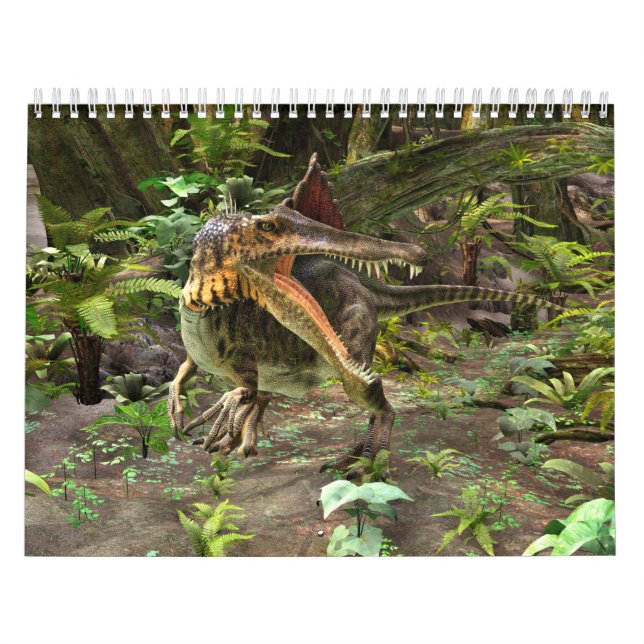 Dinosaur Spinosaurus Kalender (Titelbild)