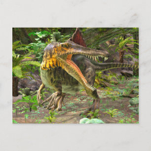 Dinosaur Spinosaurus Postkarte