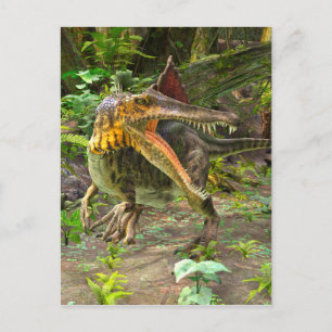 Dinosaur Spinosaurus Postkarte