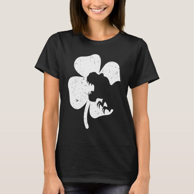 Dinosaur St Patricks Day  Boys Kids Toddler Irish  T-Shirt (Vorderseite)