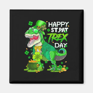 Dinosaur St. Patrick's Day Frohe St. Pat Trex T Re Magnet