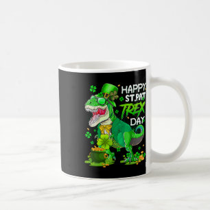 Dinosaur St. Patrick's Day Glücklicher St. Pat Tre Kaffeetasse