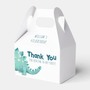Dinosaur Stegosaurus Danke Jungen Geburtstagsfeier Geschenkschachtel