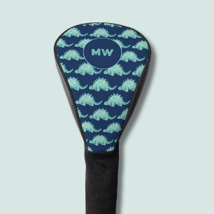 Dinosaur Stegosaurus Initialen Golf Headcover