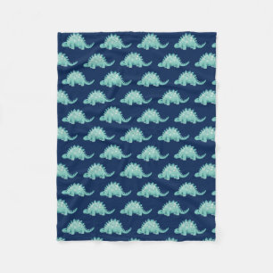 Dinosaur Stegosaurus Pattern Fleecedecke