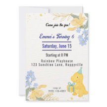 Dinosaur Stomp Chomp Rawr Girl Birthday Party